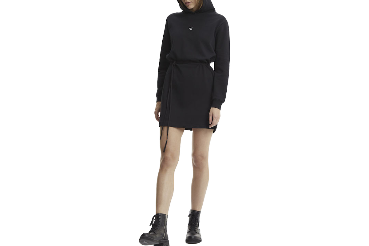 Calvin Klein Φόρεμα Midi (J20J219928 BEH) Μαύρο